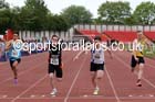 Mens under-17s 100 metres, North Eastern Champs, Gateshead Stadium. Photo: David T. Hewitson/Sports for All Pics